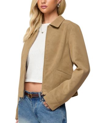 Cozette Faux Leather Jacket