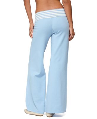  Clarisse Stripey Flared Knit Pants