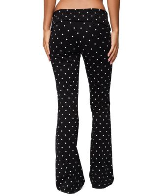 Daliya Polka Dot Fold Over Pants