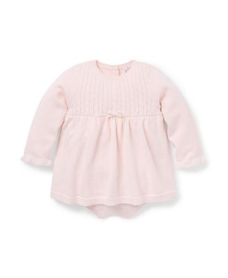 Girls' Cable Knit Romper - Baby