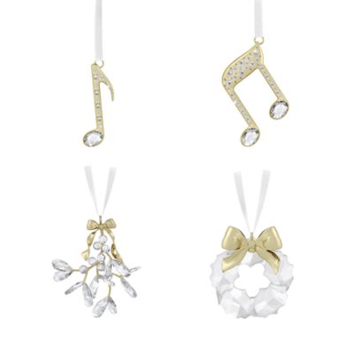 Holiday Magic Double Music Note Ornament