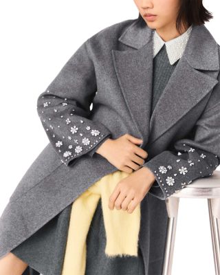 Double Faced Rhinestone Coat