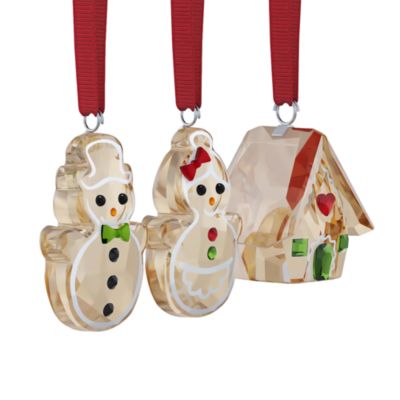 Holiday Cheers Gingerbread Ornament, Set of 3
