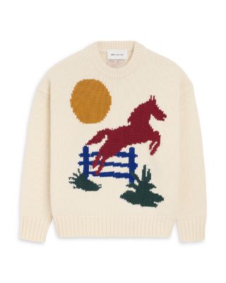 Pull Col Rond Cheval Sweater