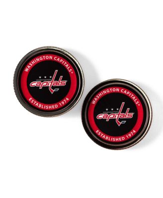 NHL Puck Shaped Glass Coaster, Set of 2