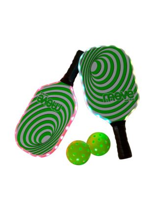 Kids Indoor/Outdoor Light Up Pickleball Set, Ages 5-7