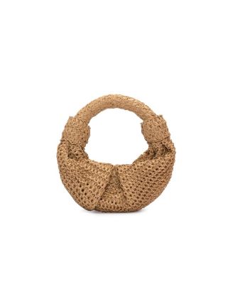 Raffia Lopsy Bag