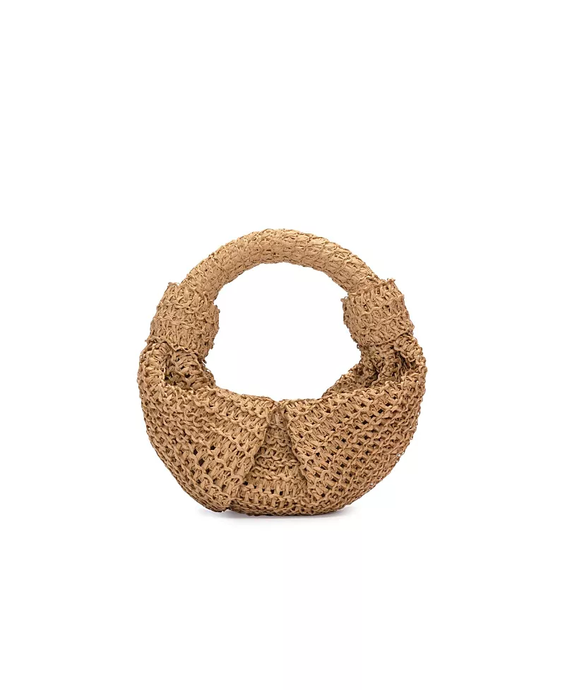 Simonmiller Raffia Lopsy Bag