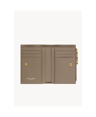  Cassandre Bijou Bi-Fold Wallet in Grain De Poudre Leather