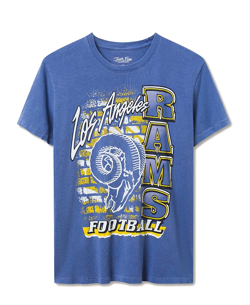 Junk Food Clothing Women's Nfl Los Angeles Rams Brick Vintage Tee