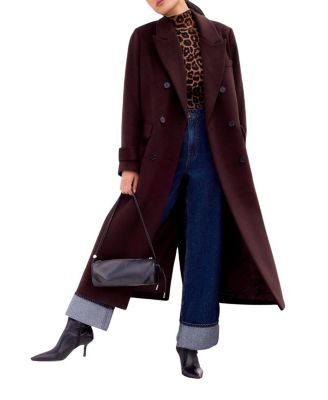 Wool Blend Oversized Coat