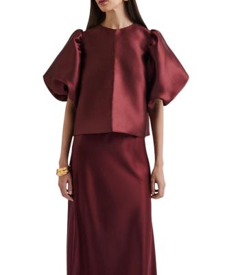 Cleo Pouf Balloon Sleeve Blouse