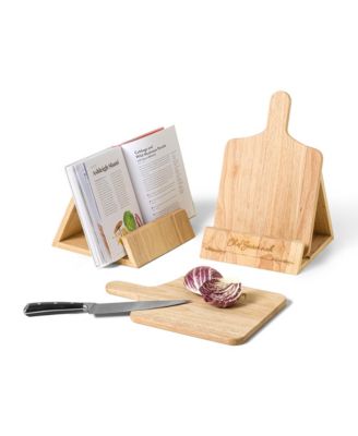  Cutting Board & Cookbook Stand by Karmic Creations