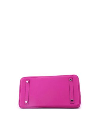 Birkin 30 Handbag Pink Togo with Palladium Hardware