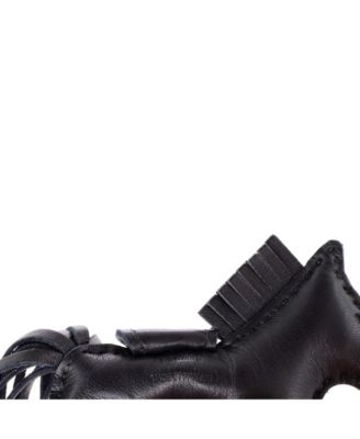 PM So Black GriGri Rodeo Bag Charm Leather