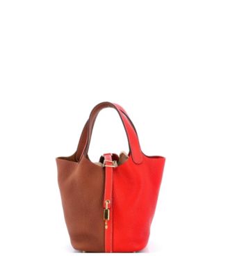PM Picotin Lock Bag Bicolor Clemence