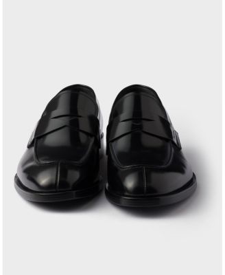  Men's Brushed Leather Loafers