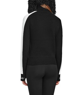  Elizabeth Knit Ski Motif Turtleneck
