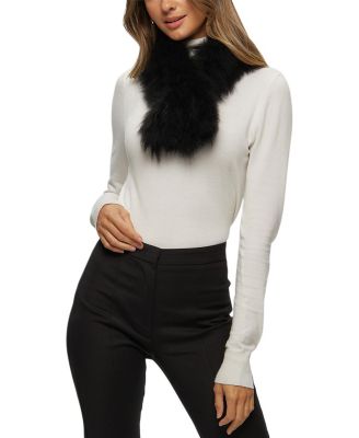  Knit Cashmere Goat Pull-Through Scarf