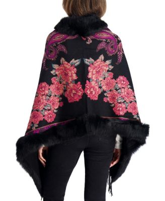  Double Face Cashmere Stole With Toscana Lamb Tape Top And Bottom