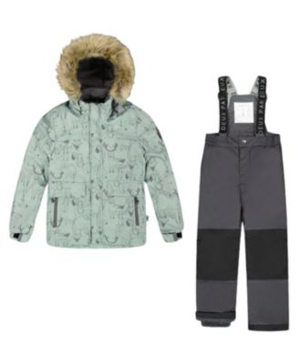  Boys' Two-Piece Animal Discover Snowsuit - Little Kid, Big Kid