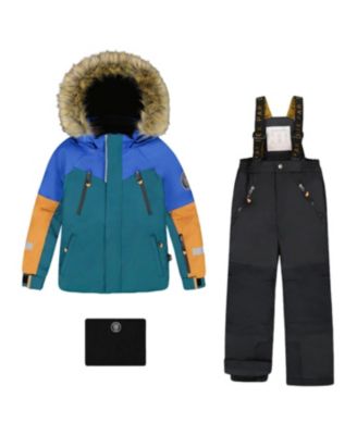 Boys' Two-Piece Play Colorblock Snowsuit - Little Kid, Big Kid