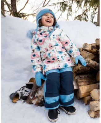 Girls' Two-Piece Play Snowsuit Floral Jacket - Baby, Little Kid