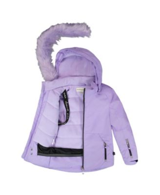 Girls' Two-Piece Play Snowsuit with Pants - Big Kid