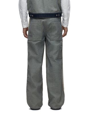 Wide Leg Columbus Number Graphic Jeans