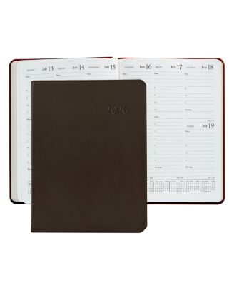  2026 Traditional Leather Desk Diary