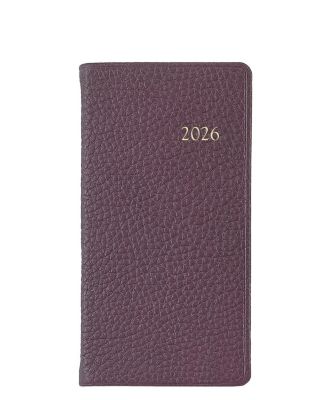  2026 Pebble Leather Pocket Datebook