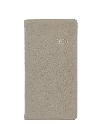  2026 Pebble Leather Pocket Datebook