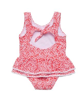 Girls' Ditsy Bloom Skirt Swimsuit - Baby