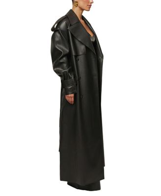  The Icon PU Leather Coat