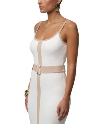  Belted Cami Maxi Dress