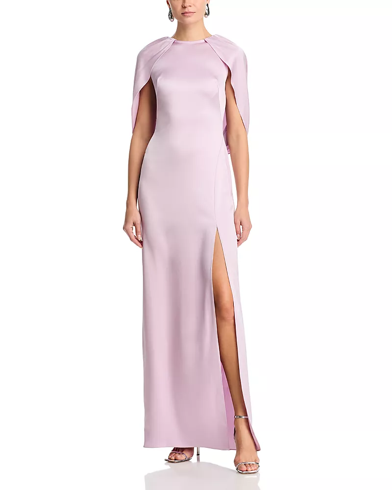Amsale Cape Gown