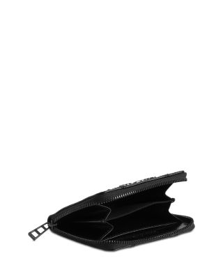 Mini ZV Studded Vintage Patent Leather Wallet