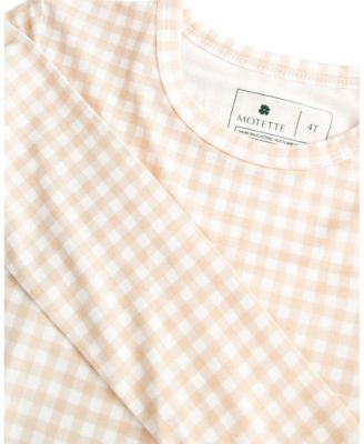  Boys' Sandstone Gingham Pajama Set - Baby, Little Kid