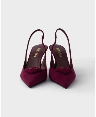 Women's Suede Slingback Pumps
