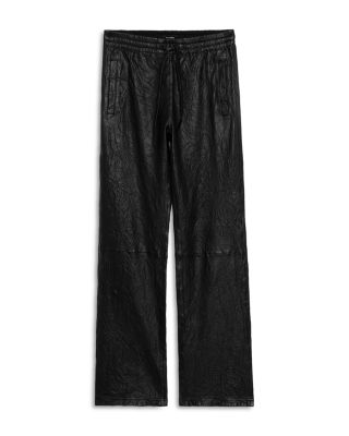 Pocha Crinkled Leather Trousers