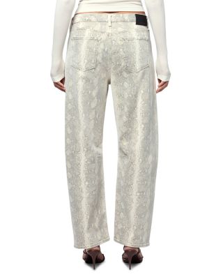 Miro Barrel Leg Jeans in Python