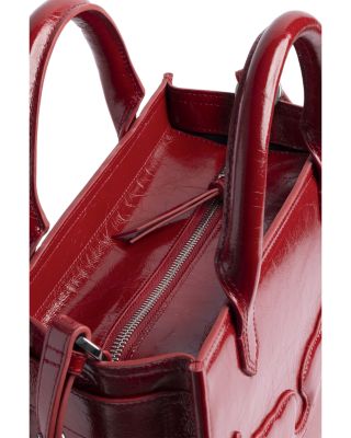 Angel XS Crinkled Patent Leather Tote