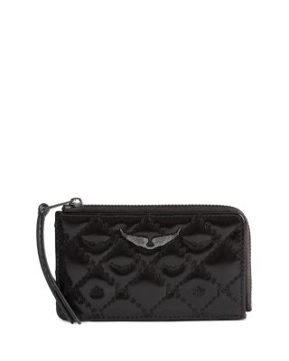 ZV Vintage Monogram Leather Cardholder