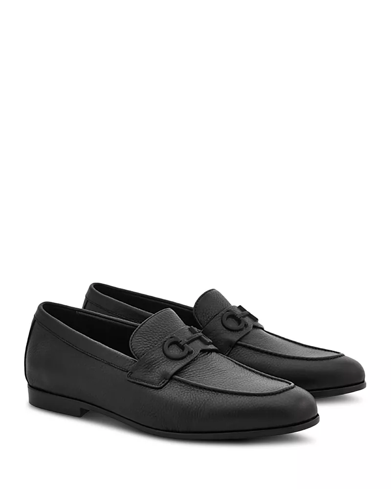 Ferragamo Men's Slip On Leather Loafers
