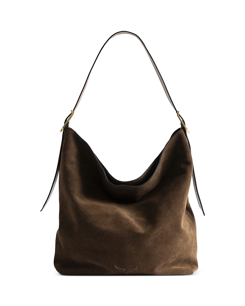Zadig & Voltaire Jane Xl Suede Hobo Bag