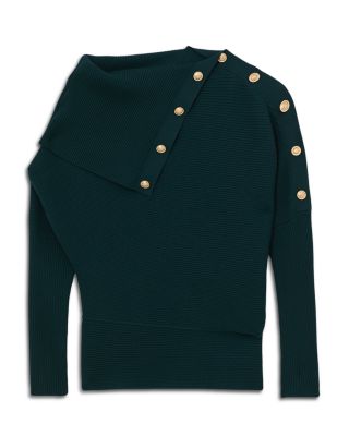 Lexi Button Shawl Sweater