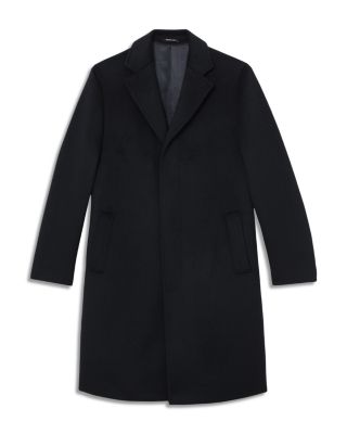 Empire Long Sleeve Relaxed Fit Wool Blend Overcoat