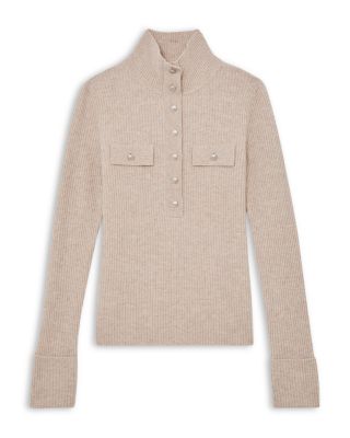 Elly Rib Knit Wool Sweater 