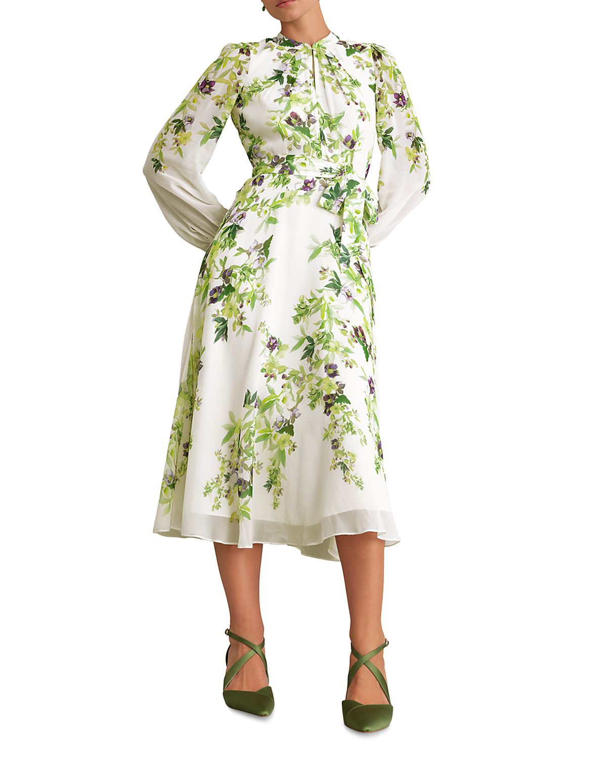 Hobbs London Pia Silk Dress