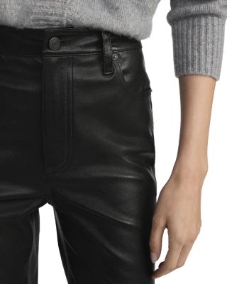 The Leather Reboot Jeans in Black